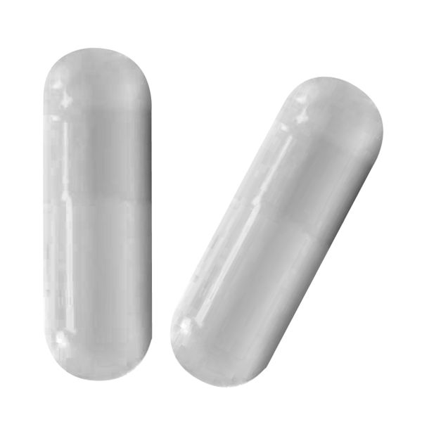 1000 Size 0 Empty Gel Capsules (White)