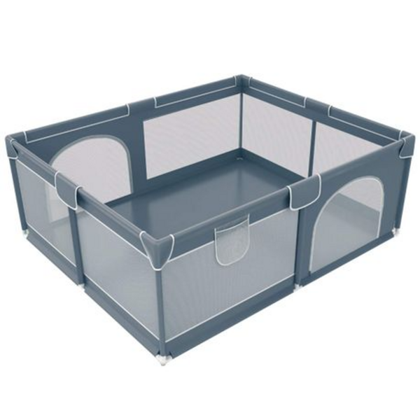 Extra Large Portable Playard &amp; Playpen For Toddlers - Grey