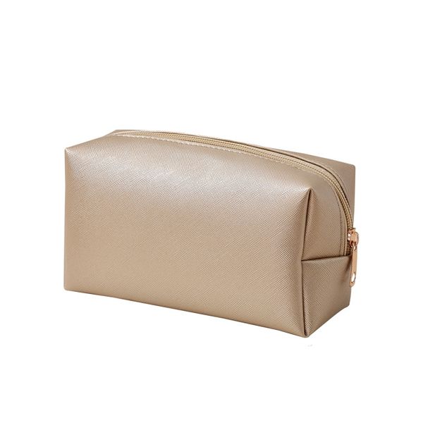 PU Cosmetic Bag for Women Minimalism Makeup Bag Portable Storage Purse