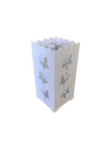 Portable Colour Changing Big Wood Rectangular Table Lamp Night Light