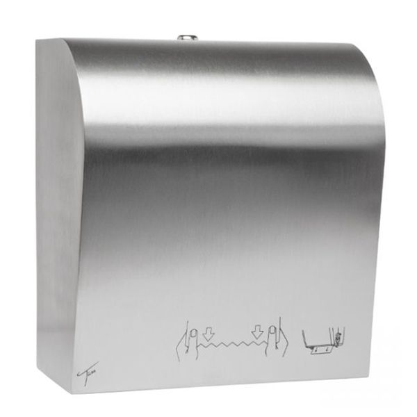 Ticra Manual Paper Towel Dispenser - Stainless Steel
