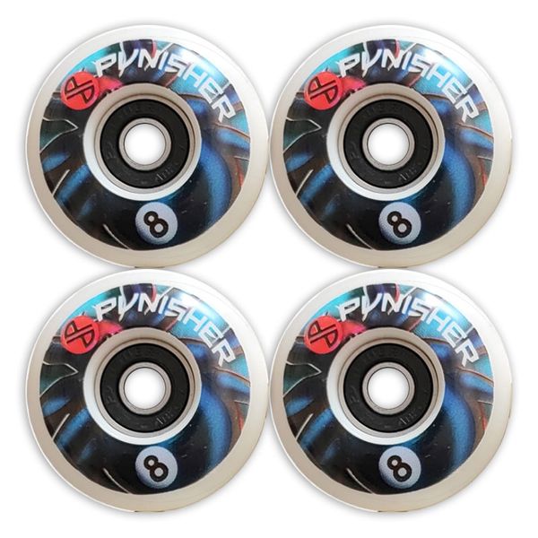 Punisher Jester Skateboard Wheels &amp; Bearings Combo