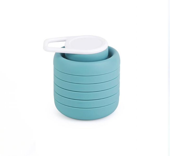 Folding Silicone Water Bottle For Outdoor Travel