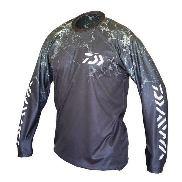 Daiwa Sublimated Shirt - Marble Grey
