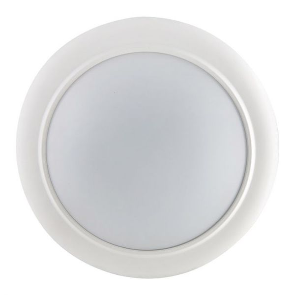 Eurolux - Bulkhead Round Integrated Lamp 8W White - 2 Pack