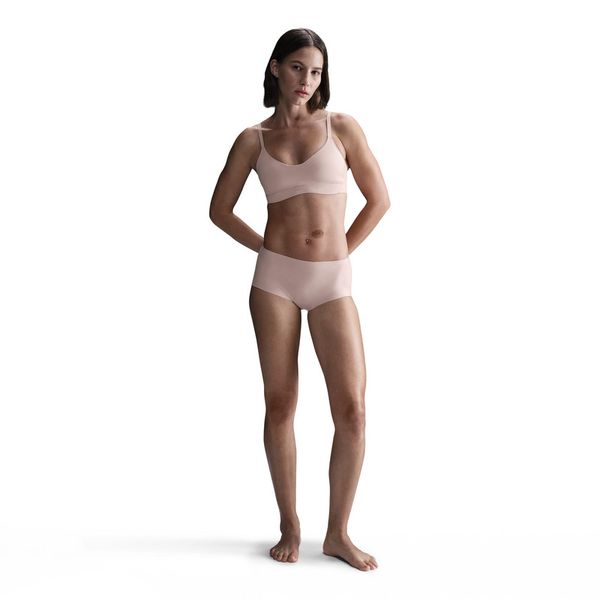 Nike Women's LPP Underwear Boyshorts - Particle Beige/White