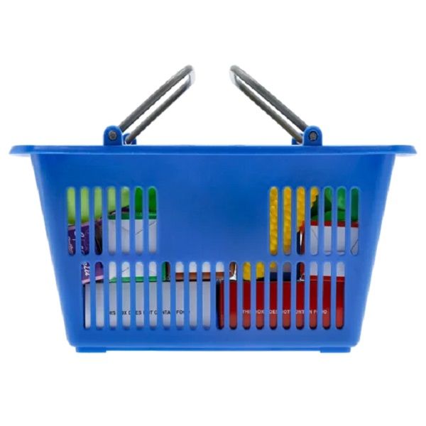 Toy Shopping Basket Fruit Set 19 Piece