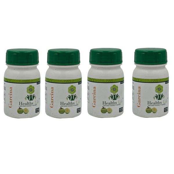 Healthy Life Garcinia Capsules 500mg - 60's x 4