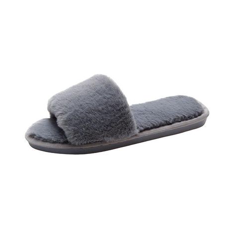 Bedroom slippers open toe hot sale