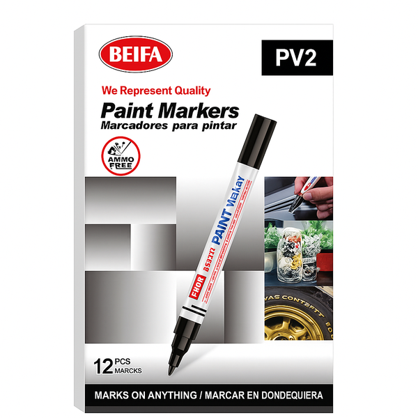 Multi-Surface Paint Markers (Black White/Gold/Silver)-5 x Boxes