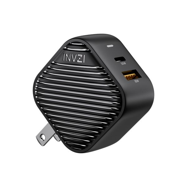 INVZI 38W Dual Port USB-C Fast Charger Adaptor