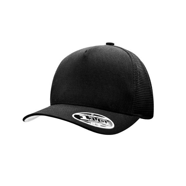 Flexfit 110 Fit Black Adjustable Cap