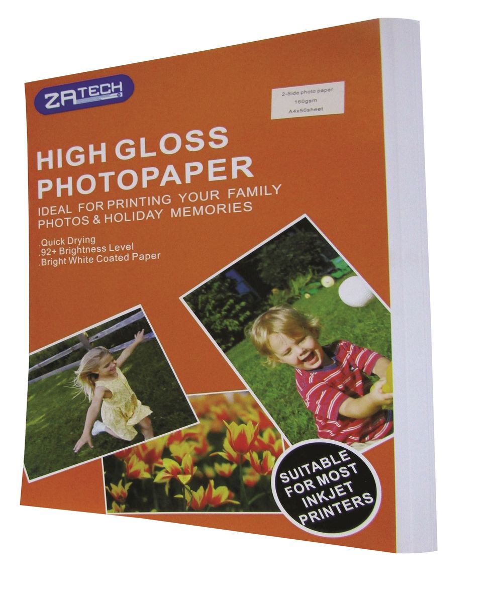 ZATECH A4-2 Side High Gloss ZA-A4GPPDS160-50 | Shop Today. Get it ...