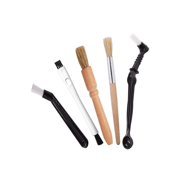 5 Pieces Coffee Grinder Brush Coffee Machine Clean Brush Kit
