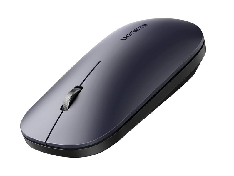 UGREEN - Ultra Slim Wireless Mouse With USB Receiver - Black