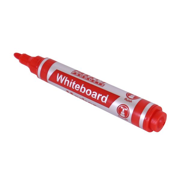Whiteboard Marker (Bullet Tip - Carded - Red) Pack of 2
