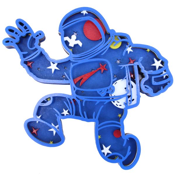 Wow We | Multi Layered Paint Board | Astronaut 1