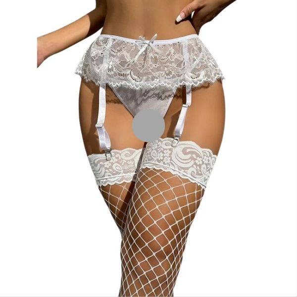 Edendiva's Lacey Floral Garter Set