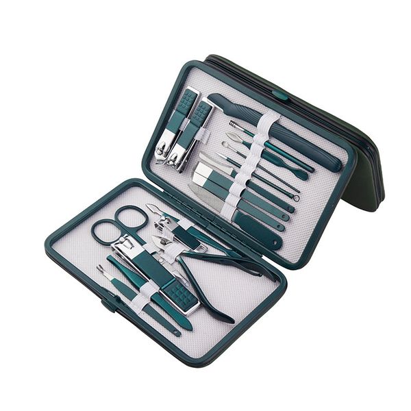 Nail Clippers, Manicure Tools, Nail Clipper Set, 18-Piece Nail Scissors Set