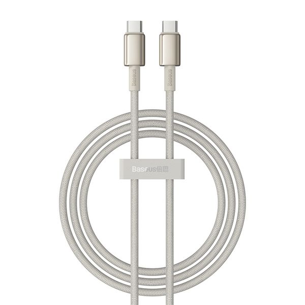 Baseus Tungsten Gold Fast Charging Data Cable Type C to Type C 100W 1m
