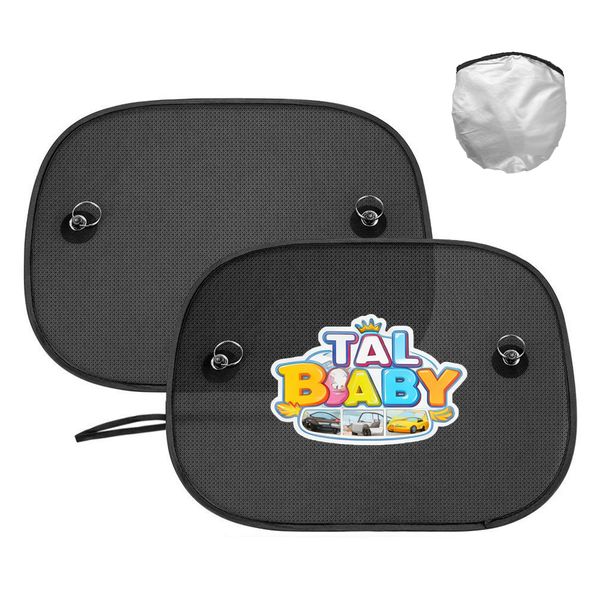 2 Pack Car Window Shades for Baby with Certified UV Protection