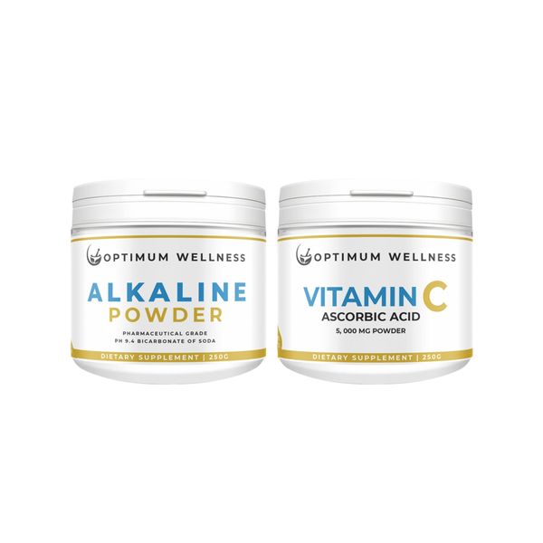 Alkaline Powder 250g with Vitamin C 250g - Alkalised Vitamin C
