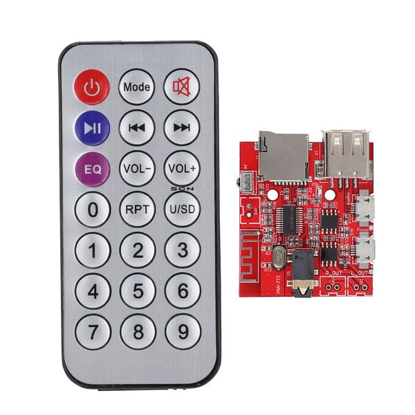 Bluetooth MP3Decoding Module Receiver Board 4.1 Circuit with Remote Control