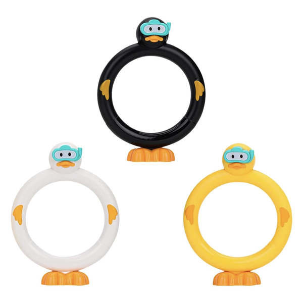 Catch the Duck Diving Pool Rings - Set of 3