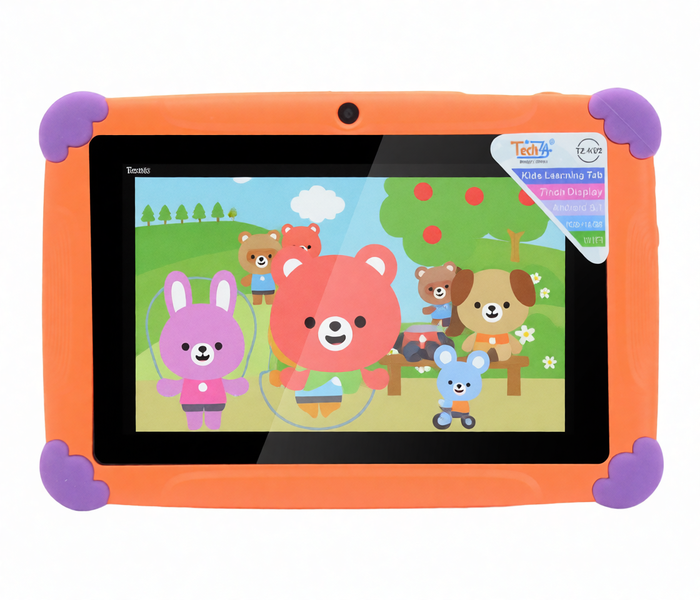 TechZA Kids Tablet 7 inch IPS HD, Android Quad Core 1GB RAM + 16GB TZ-K02
