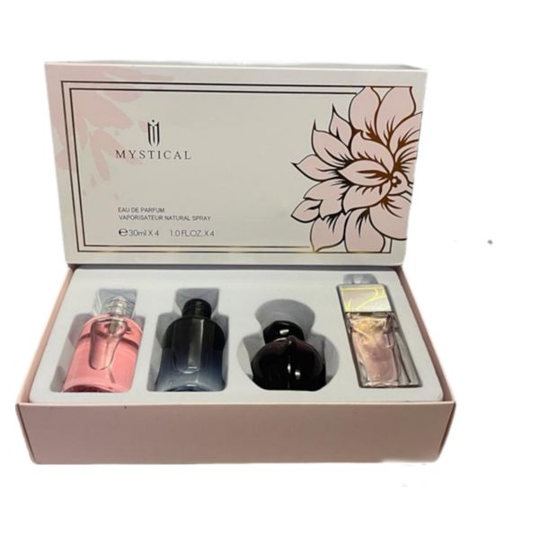 Mystical White Gift Perfume Set for Her - 30 ml x 4