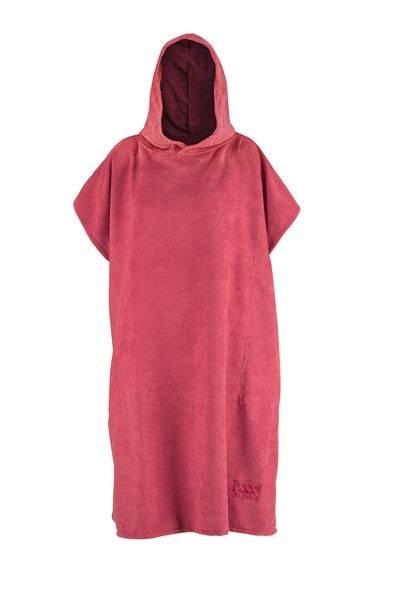 Hood Guise Microfiber Changing Beach Towel Surfers Swimming Poncho - Red
