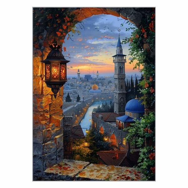 View Of Jerusalem Poster - A1