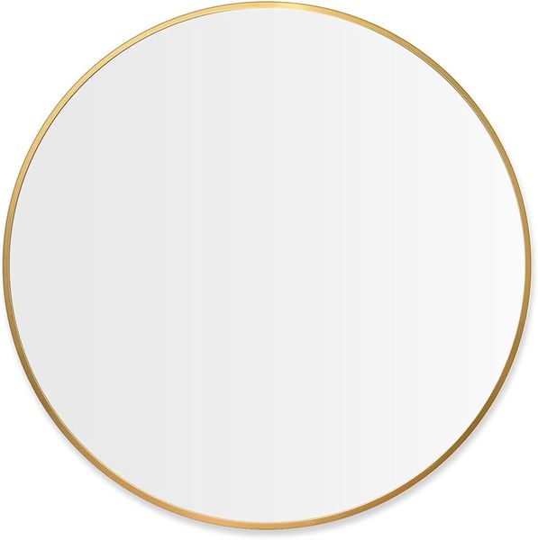 Contemporary Round Wall Mirror - 60cm