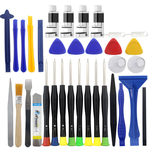 34 Piece Mobile/Tablet Repair Tool Kit Precision Screwdriver Set