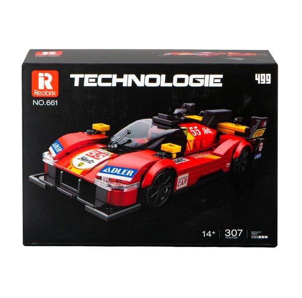 Reobrix 1/24 499 Le Mans Racing Car (307 Pieces) - 17.4cm Long