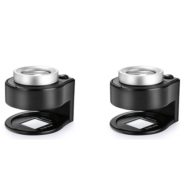 30X Loupe Magnifier With 6 Led Lights Magnifying Glass With Light