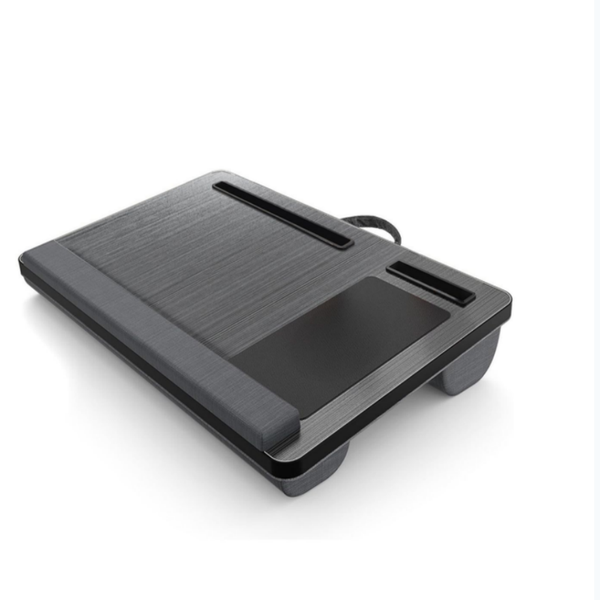 Portable Tilted Lap Desk with Cushion Adjustable Laptop Tray for Bed Couch