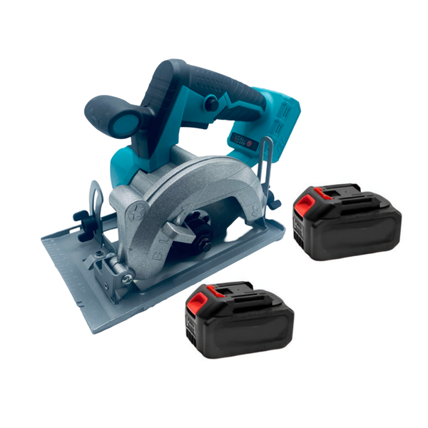 48V Portable Handheld Brushless Cordless Circular Saw With 2 Batteries