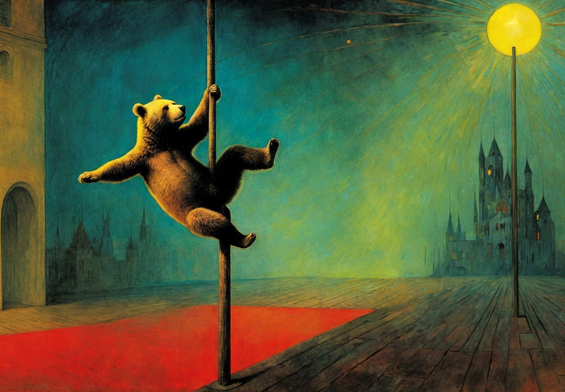 Modern Canvas Wall Art Home Decor -Pole Bear