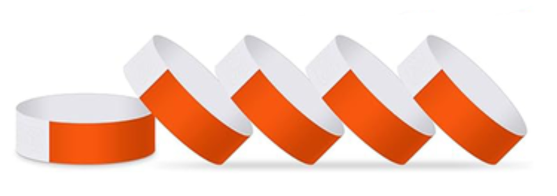 500pcs Waterproof Paper Ticket Wristbands | Paper Wristbands