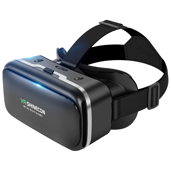 VR SHINECON - Immersive HD Virtual 3D Reality Comfortable Headset - Black