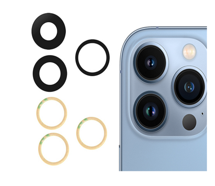 Replacement Camera Lens for iPhone 13 Pro Max (Not Tempered Glass)
