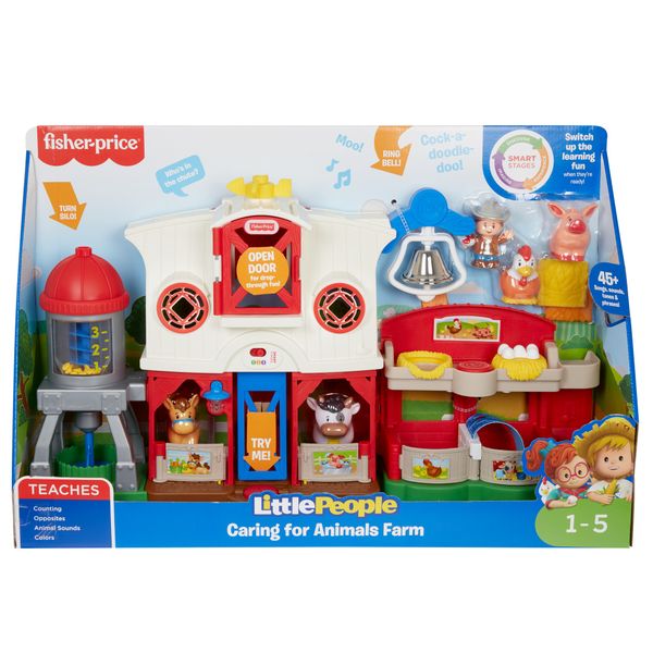 Little People Caring for Animals Farm Smart Stages Playset