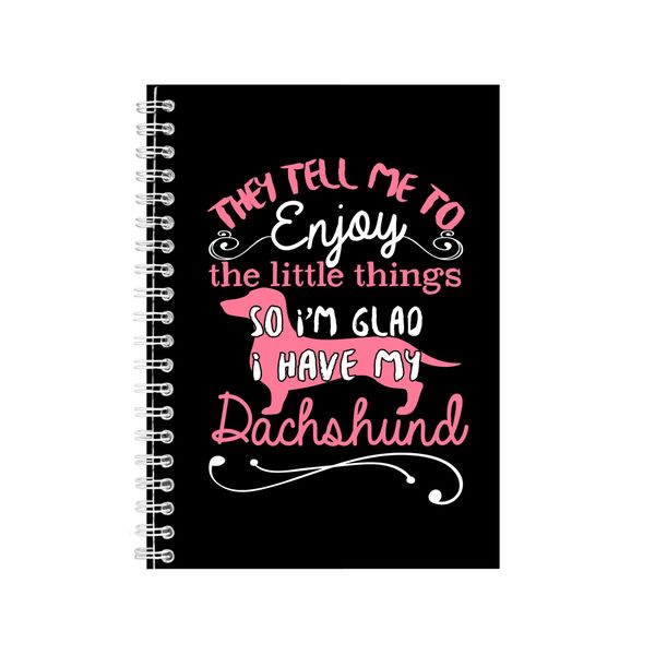 Dachshund Notebook Dog Gift Idea Writing Book Notepad Pad 22