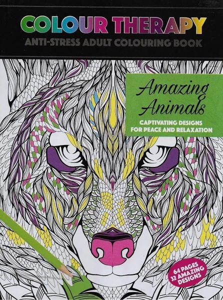 Amazing Animals - Colour Therapy Book