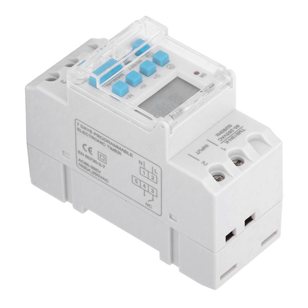 7 Days Programmable Timer Switch 16A LCD Display for Home Appliance Control