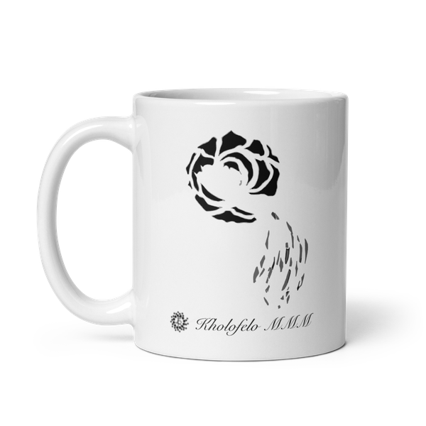 Luminous Revelations White 11oz Coffee Mug - Flora