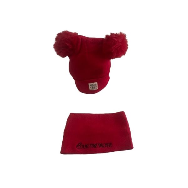 2-Piece baby winter hat and scarf set- assorted colours
