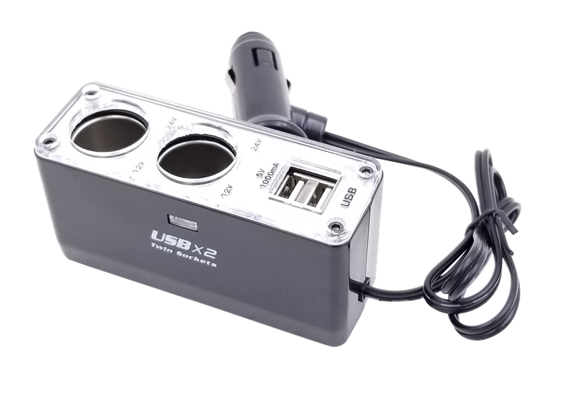 ACA - Cigarette Socket &amp; USB Adapter