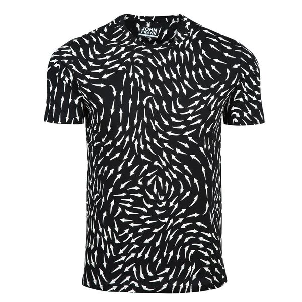 John Frank Men's T-Shirt-Arrows Black